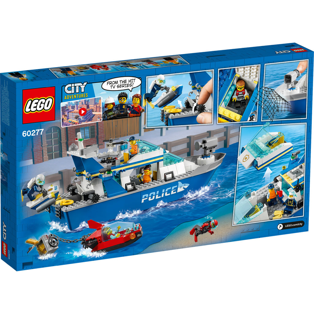 LEGO® City Police Patrol Boat - Tàu Tuần Tra Cảnh Sát Đồ Chơi Lắp Ráp - LEGO 60277 LEGO - ảnh 5 - Lego