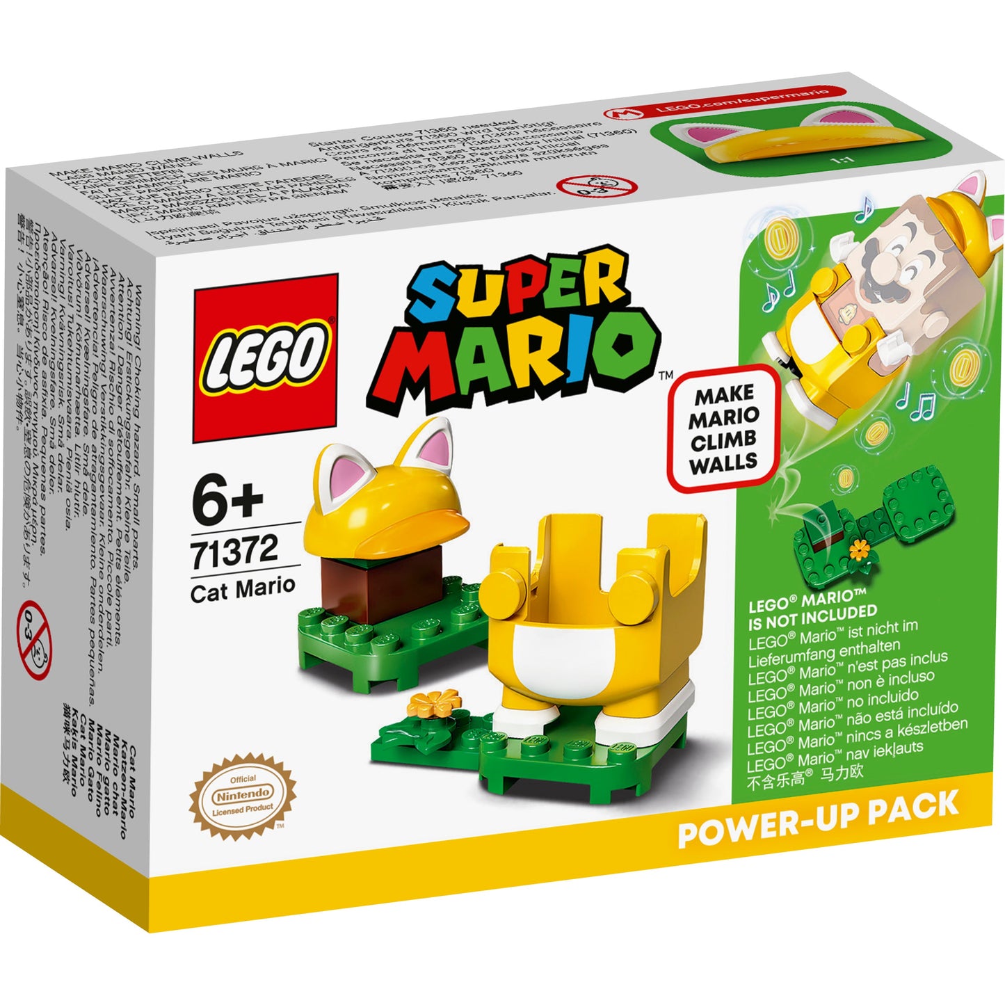 LEGO® Super Mario Cat Mario Power-Up Pack - Bộ Trang Phục Mèo Cho LEGO Mario (71372) - Hình ảnh sản phẩm