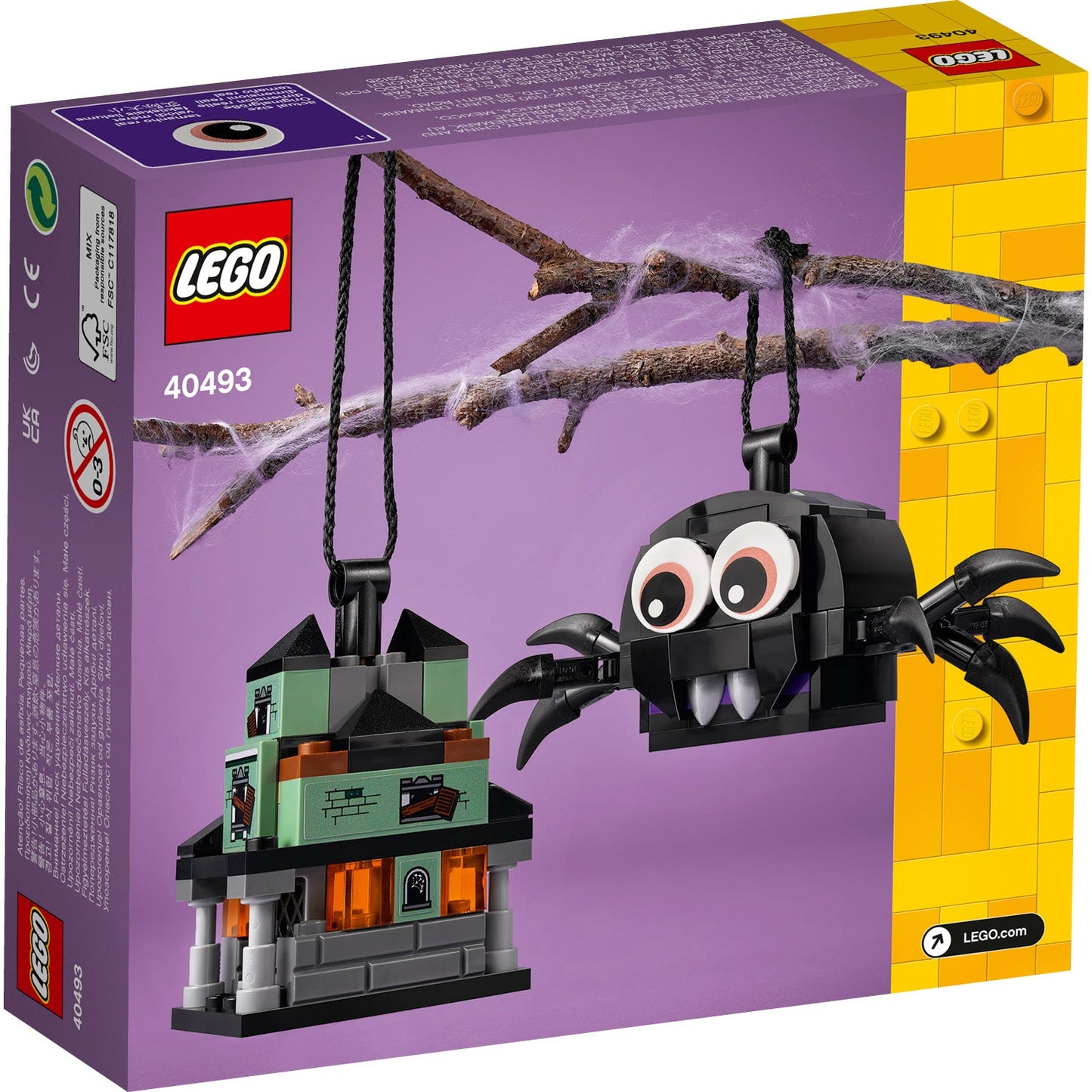 LEGO® Spider & Haunted House Pack - Bộ Đồ Chơi Lắp Ráp Trang Trí Halloween LEGO 40493 LEGO - ảnh 3 - Lego