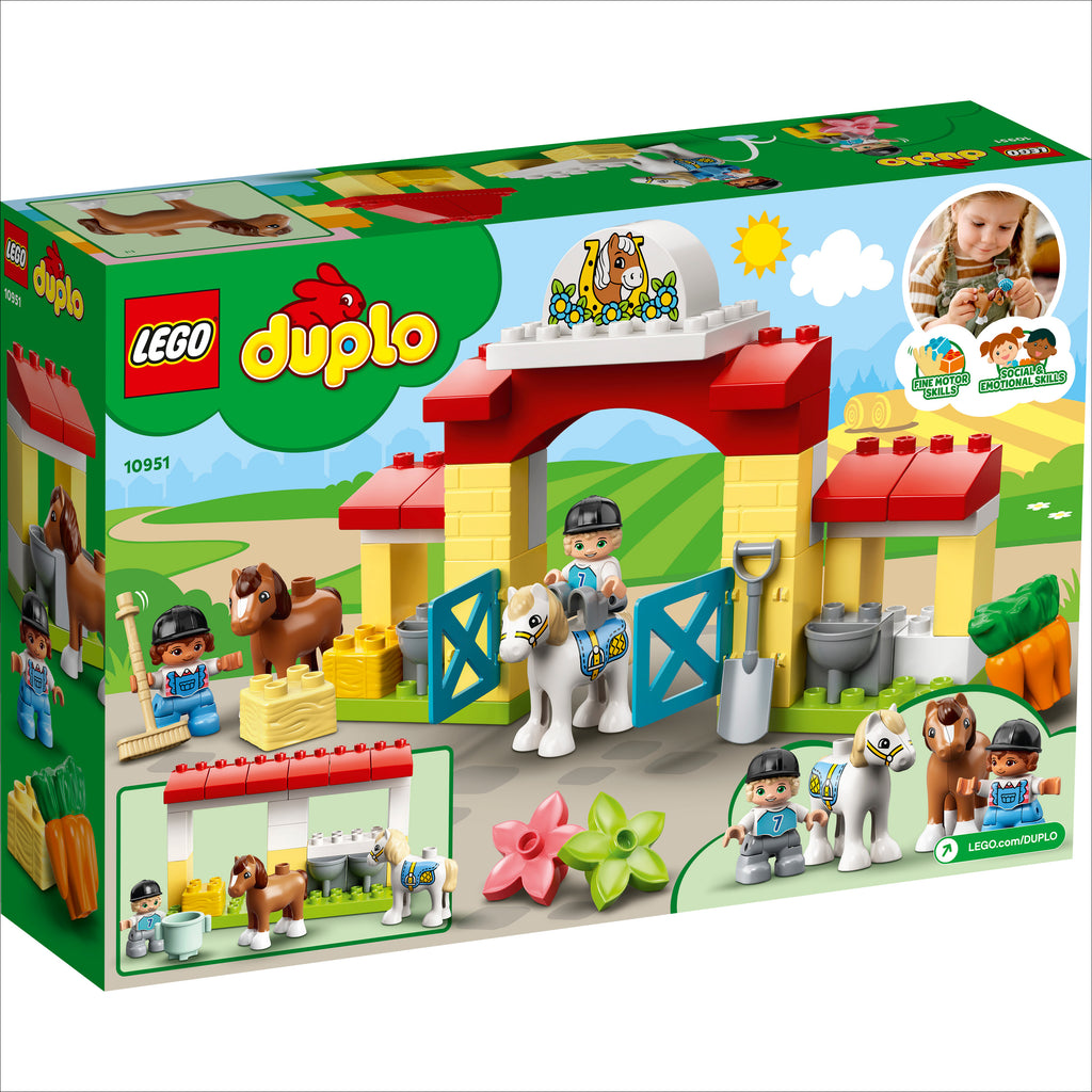 LEGO® DUPLO™ Horse Stable and Pony Care - Đồ Chơi Lắp Ráp Chuồng Ngựa - LEGO 10951 LEGO - ảnh 3 - Lego