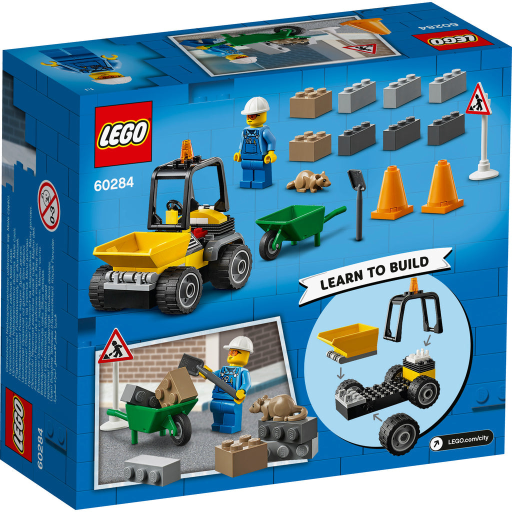 LEGO® City Roadwork Truck Xe Công Trình Đồ Chơi Lắp Ráp LEGO 60284 LEGO - ảnh 4 - Lego