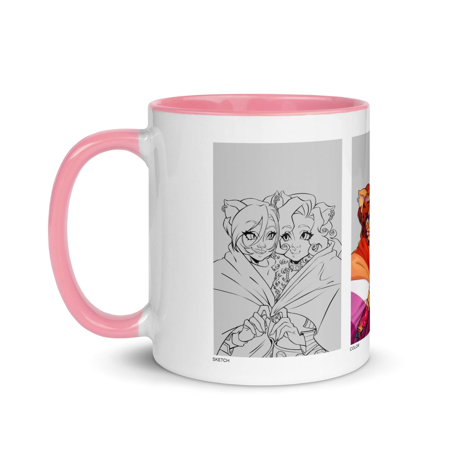 Monster High Pride Toralei & Clawdeen White Mug