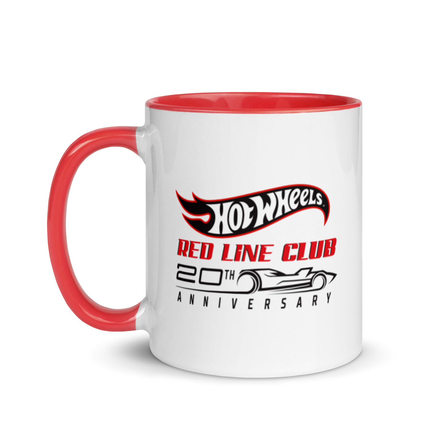 Hot Wheels® Red Line Club® 20th Anniversary Silhouette Logo Mug - Ly Sứ Kỷ Niệm 20 Năm Cao Cấp Mattel Creations - Góc nhìn khác 3