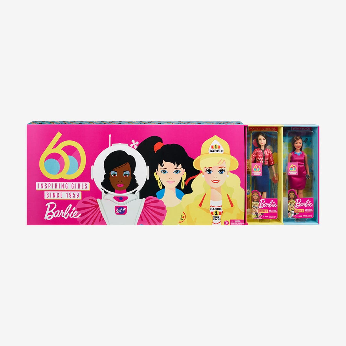 Barbie 60th Anniversary Careers Dolls Limited Edition Bundle - Bộ Sưu Tập Búp Bê Kỷ Niệm 60 Năm - Mattel Mattel - ảnh 4 - Col