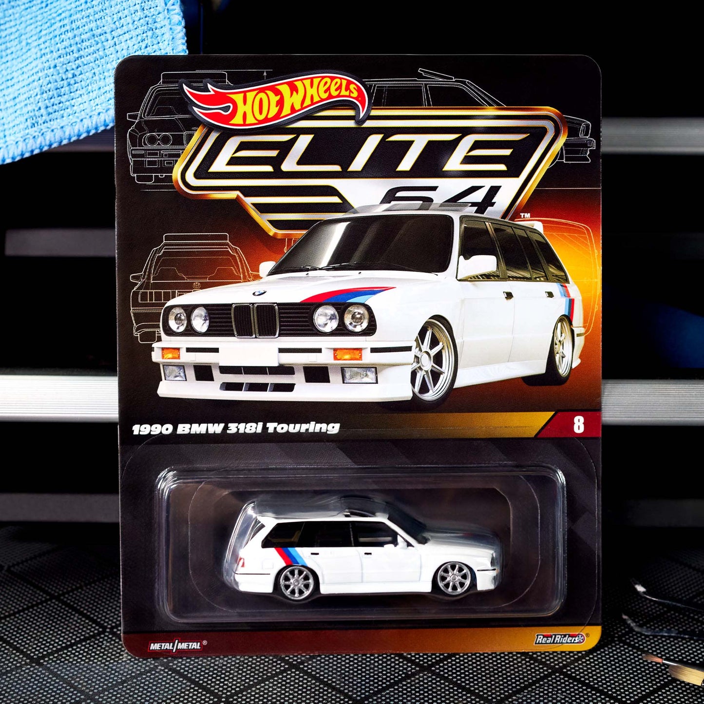 Hot Wheels Elite 64 1990 BMW 318i Touring Mô hình xe diecast cao cấp 1:64 Hot Wheels - ảnh 2 - Mô hình xe diecast
