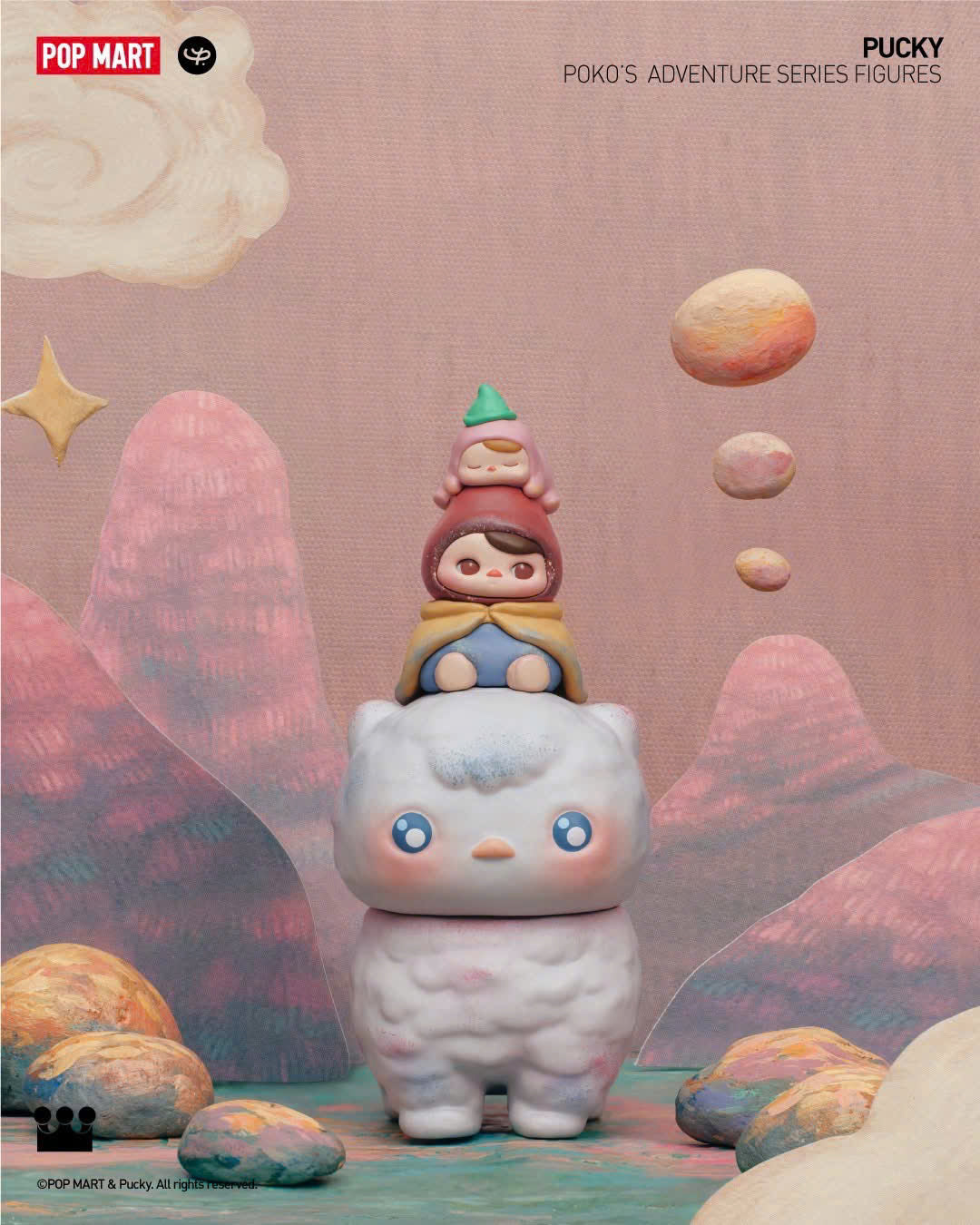 PUCKY Poko's Adventure Series Figure - Mô Hình Blind Box - Pop Mart