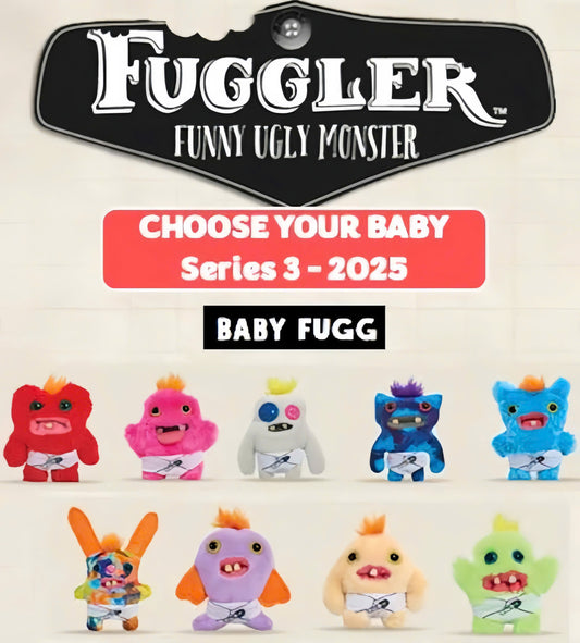 Baby Fuggler Series 3 (RANDOM) - Thú Bông Mini Blindbox Sưu Tầm - ZURU
