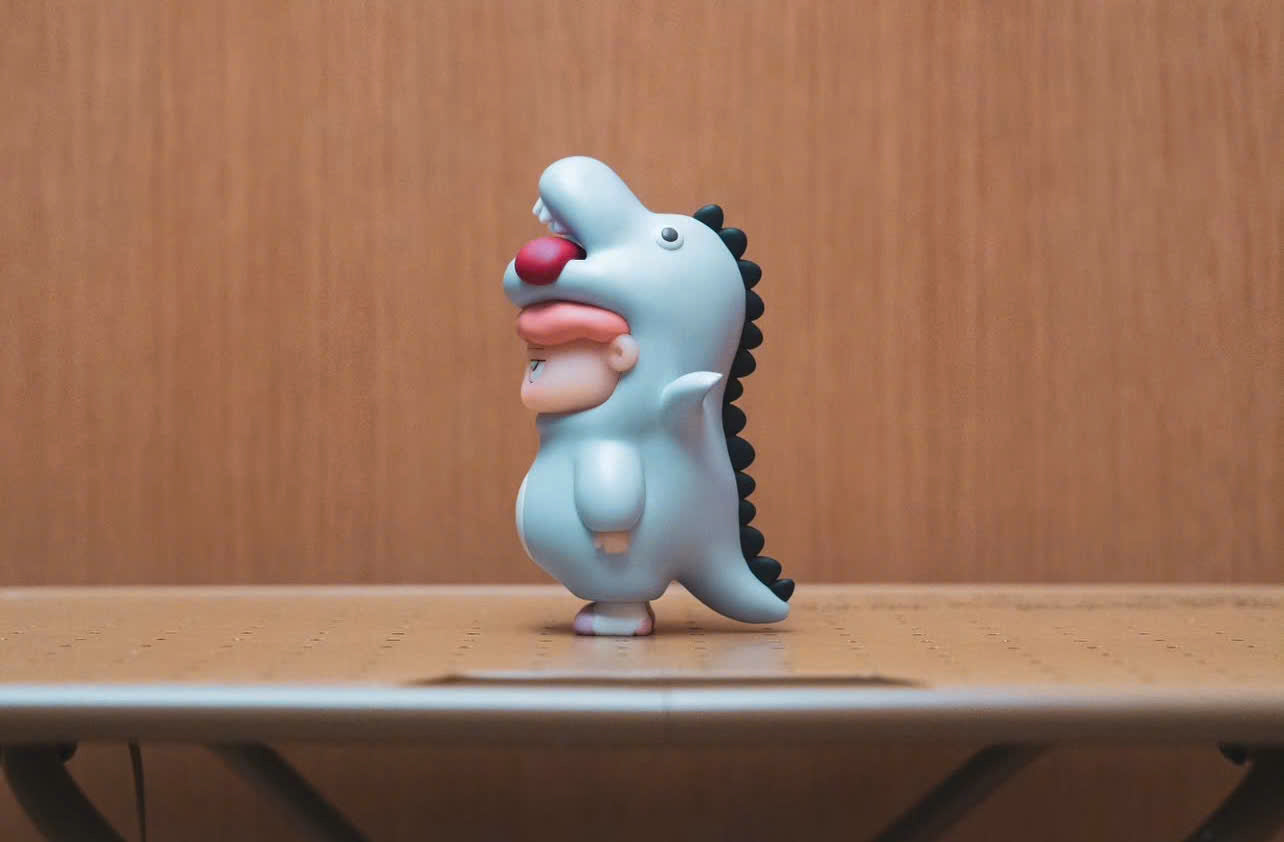 Poh - Dino Blue Thunder - Mô Hình Art Toy Cao Cấp One Little Planet