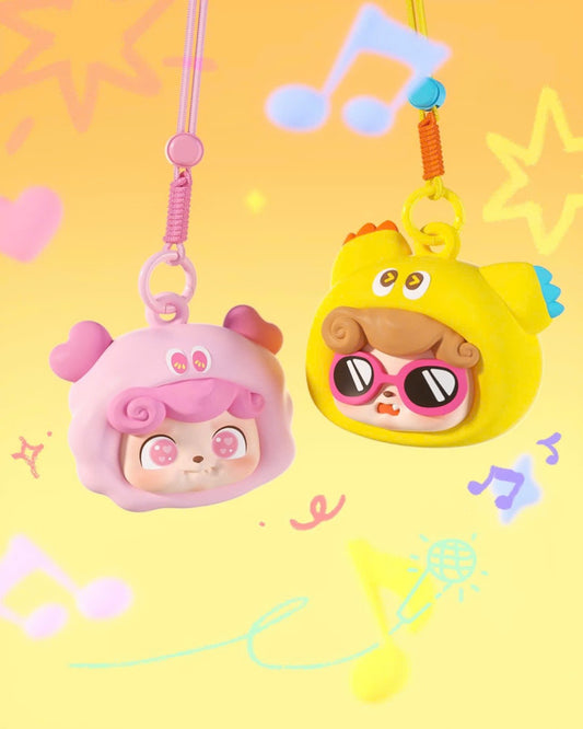 Q.Kid Emotional Furry Monster Series Earphone Case - Vỏ Bảo Vệ Tai Nghe Art Toy Jotoy