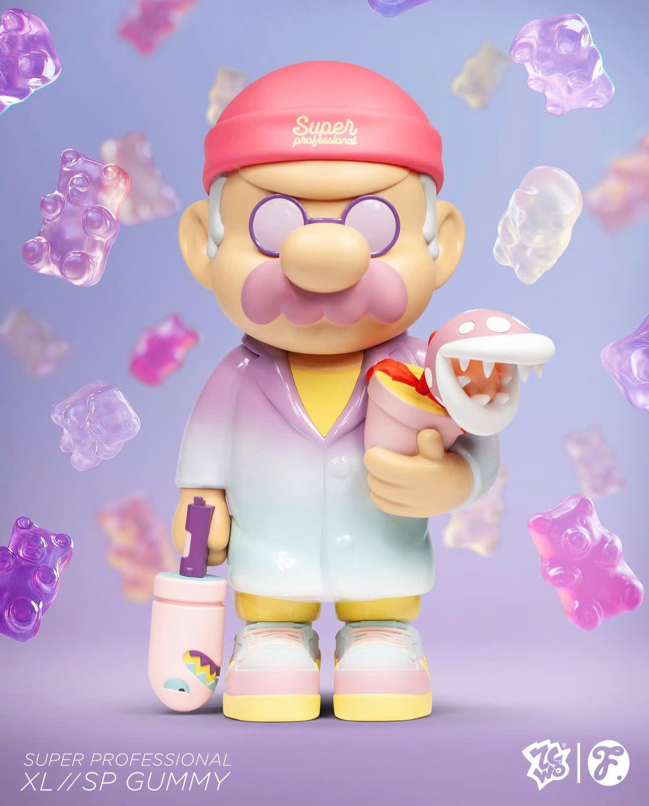 SUP. PRO. XL // SP GUMMY - Mô Hình Art Toy Cao Cấp - Fools Paradise