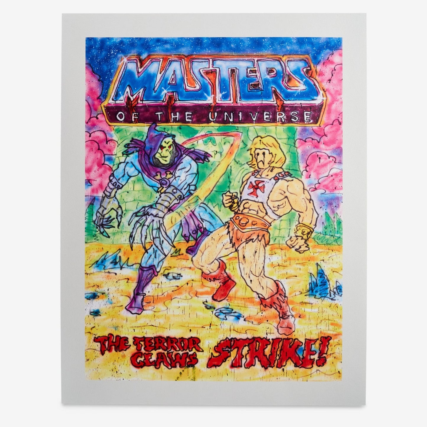 Madsaki Masters of the Universe Terror Claws Art Print - Tranh In Nghệ Thuật Sưu Tầm Mattel Creations - Hình ảnh sản phẩm