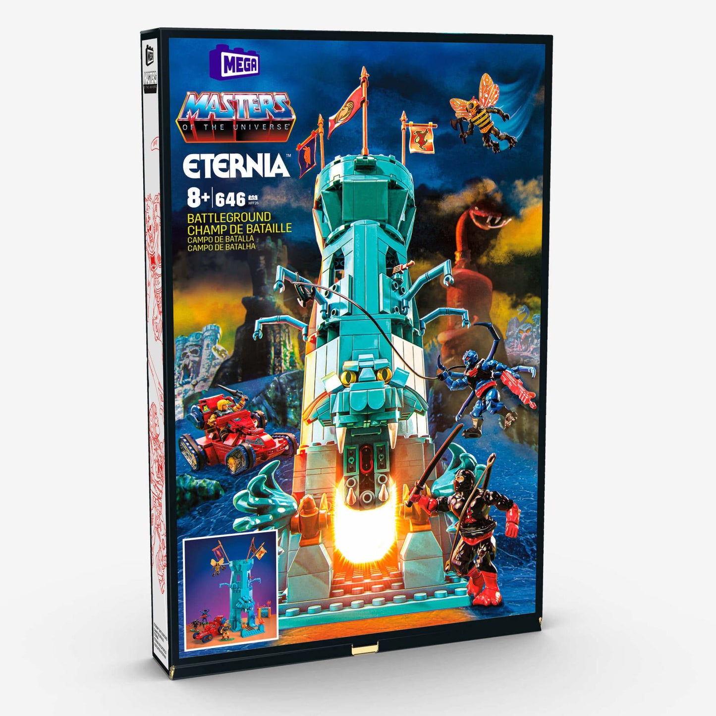 MEGA Masters of the Universe Eternia Battleground Building Set