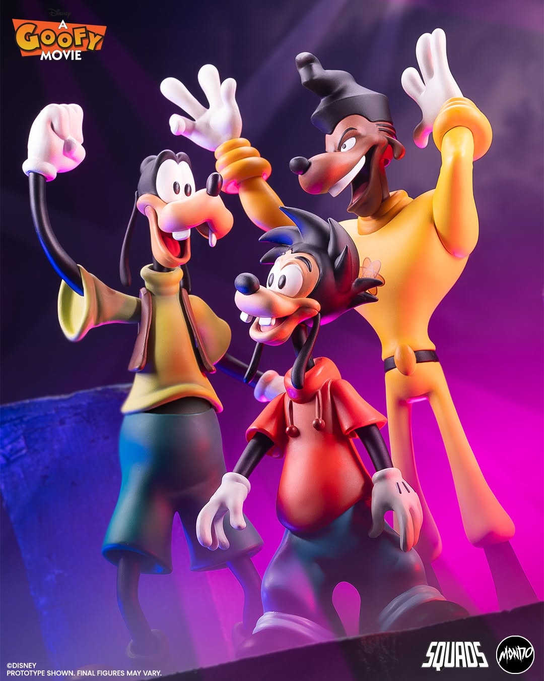Bộ sưu tập figure Mondo A Goofy Movie siêu phẩm đáng mong đợi