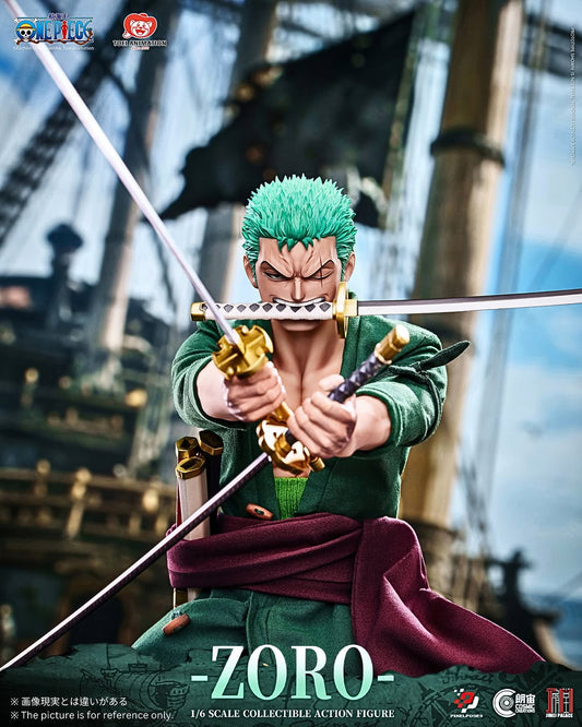 Đánh giá siêu phẩm figure 1/6 Roronoa Zoro chất liệu bạch kim silicone