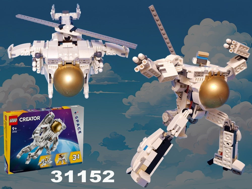 Biến hình LEGO Creator 31152 thành robot chiến đấu độc đáo
