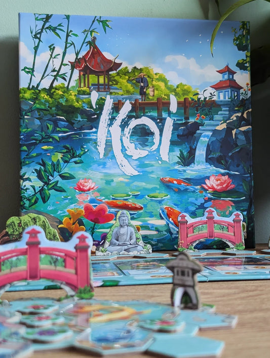 Review Board Game Koi Trải Nghiệm Xây Dựng Hồ Cá Thư Giãn