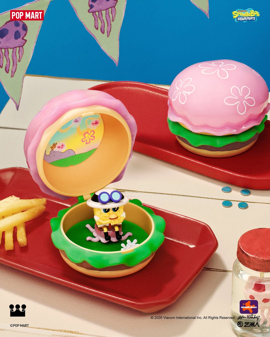 Review chi tiết series SpongeBob Krabby Patty Bestsellers từ POP MART