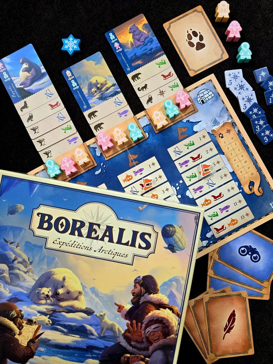 Review Board Game Borealis Thám Hiểm Bắc Cực Đầy Kịch Tính