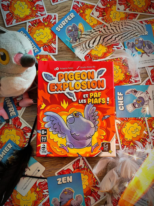 Review Pigeon Explosion Board Game Trò Chơi Thẻ Bài Đầy Hỗn Loạn