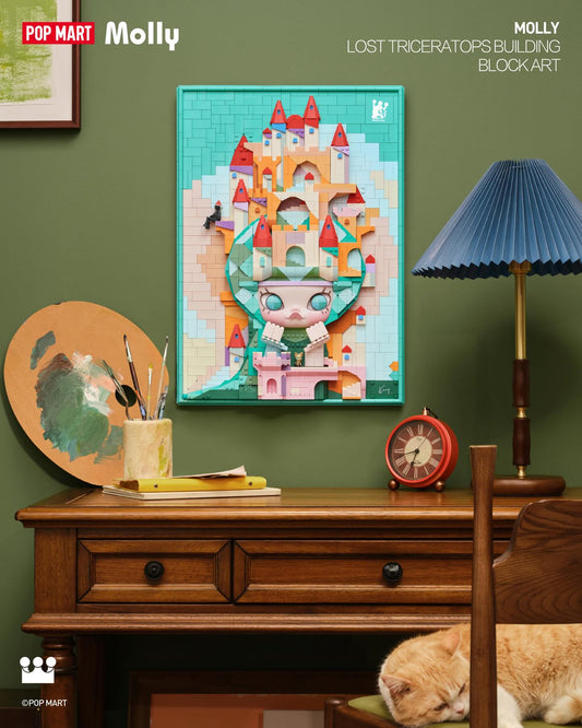 Review Molly Lost Triceratops Building Block Art độc đáo