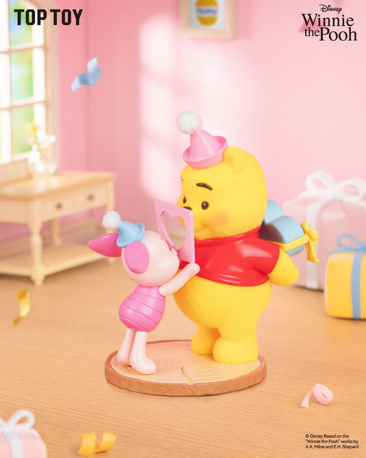 Review Blind Box Winnie the Pooh Fun Party chất liệu nhung mịn