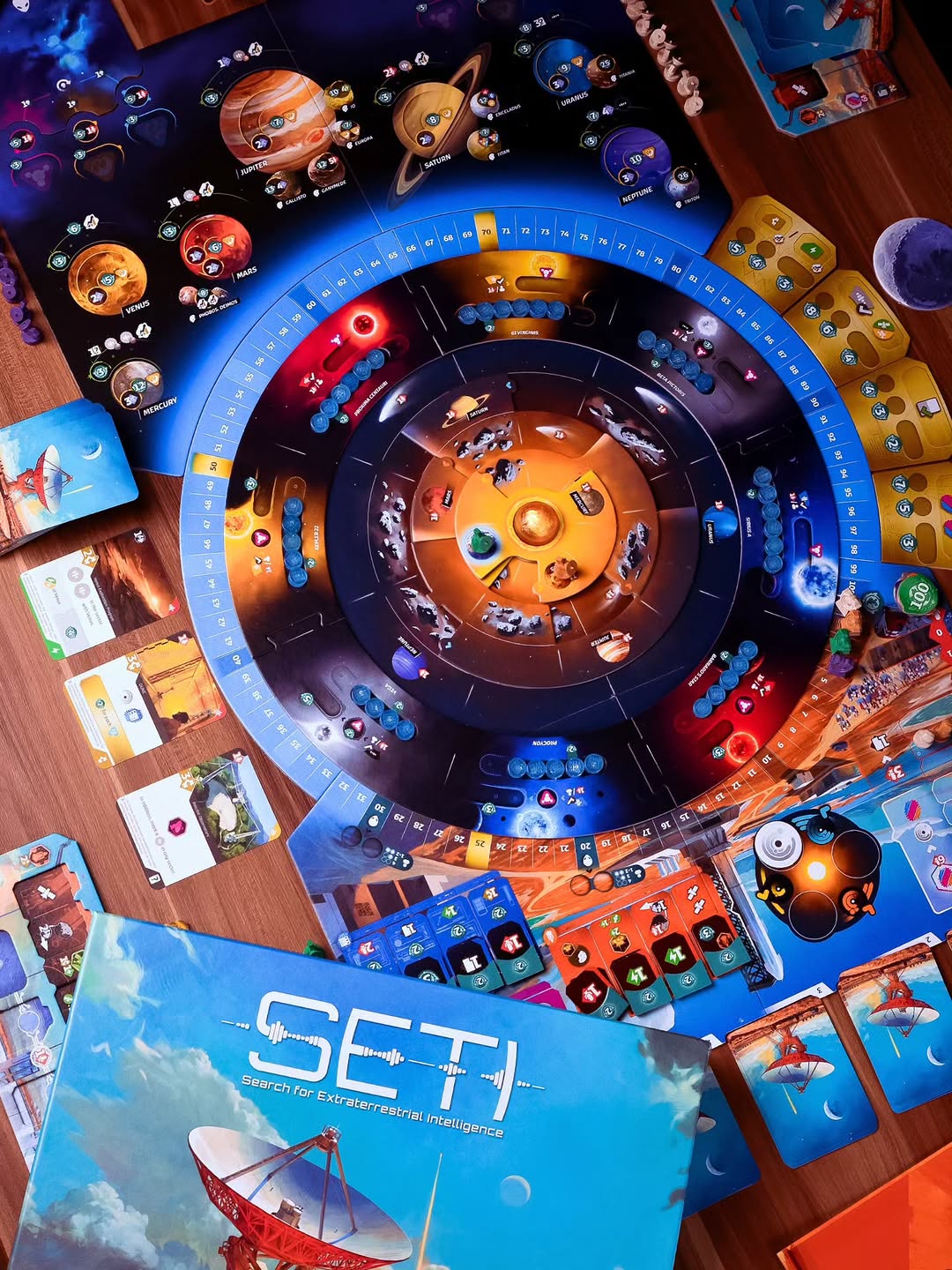 Review Board Game SETI Cuộc Chinh Phục Vũ Trụ Đầy Cân Não