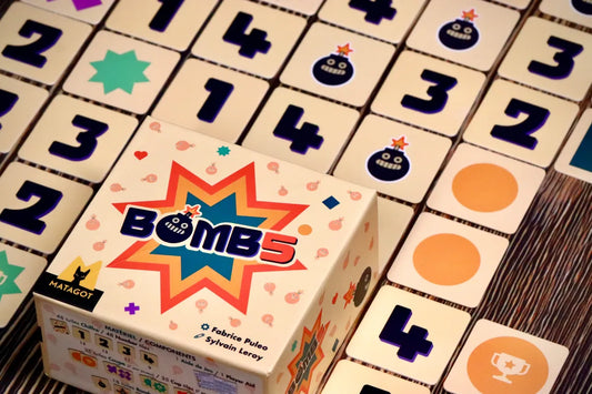 Review board game Bomb5: Đỉnh cao tính toán và nổ tung