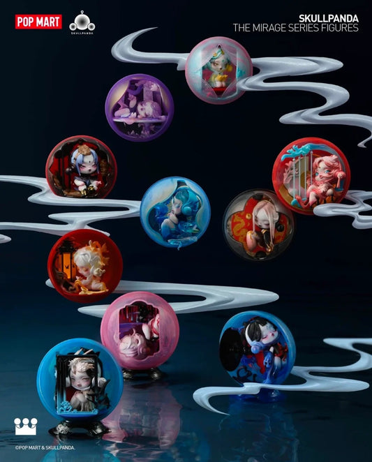SKULLPANDA The Mirage Series Figures - Mô hình Blindbox Art Toy Pop Mart