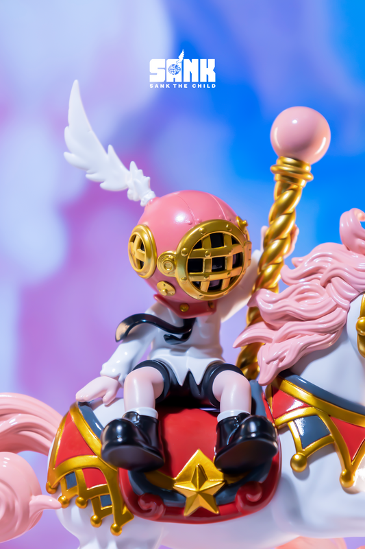 Sank Park - Merry-Go-Round - Pink Mô Hình Art Toy Sank Toys