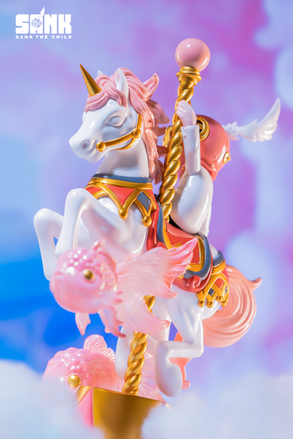 Sank Park - Merry-Go-Round - Pink Mô Hình Art Toy Sank Toys