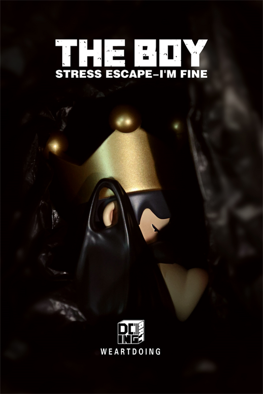 The Boy - Stress Escape - I'm Fine - Mô Hình Limited Figure Chính Hãng Sank Toys