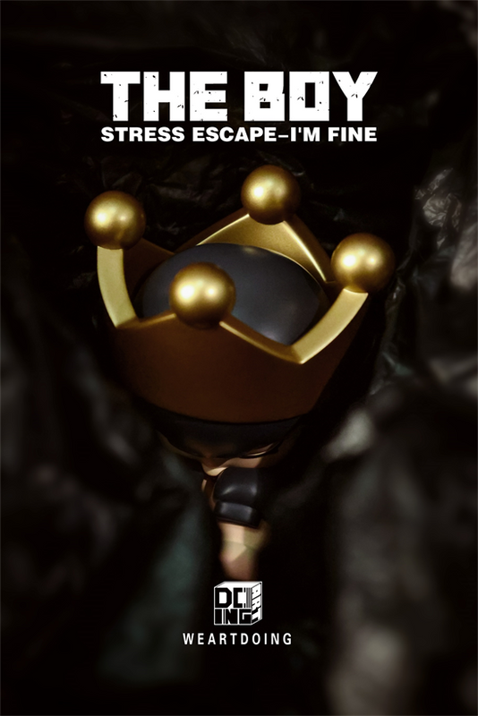 The Boy - Stress Escape - I'm Fine - Mô Hình Limited Figure Chính Hãng Sank Toys