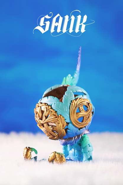 Good Night Series-Feathers-Blues Mô Hình Art Toy Figure Sank Toys Cao Cấp - Góc nhìn khác 3