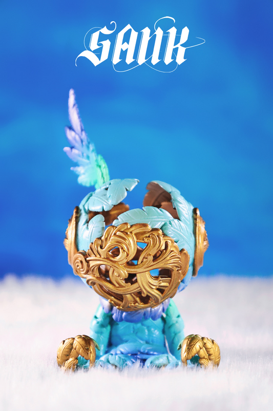 Good Night Series-Feathers-Blues Mô Hình Art Toy Figure Sank Toys Cao Cấp - Hình ảnh chi tiết 2