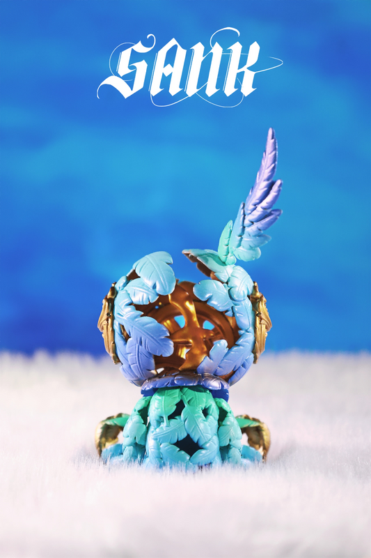 Good Night Series-Feathers-Blues Mô Hình Art Toy Figure Sank Toys Cao Cấp - Hình ảnh bổ sung 4