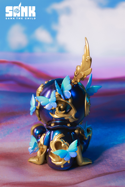 Sank Good Night Series-Butterfly-Blues - Mô Hình Art Toy Cao Cấp Sank Toys