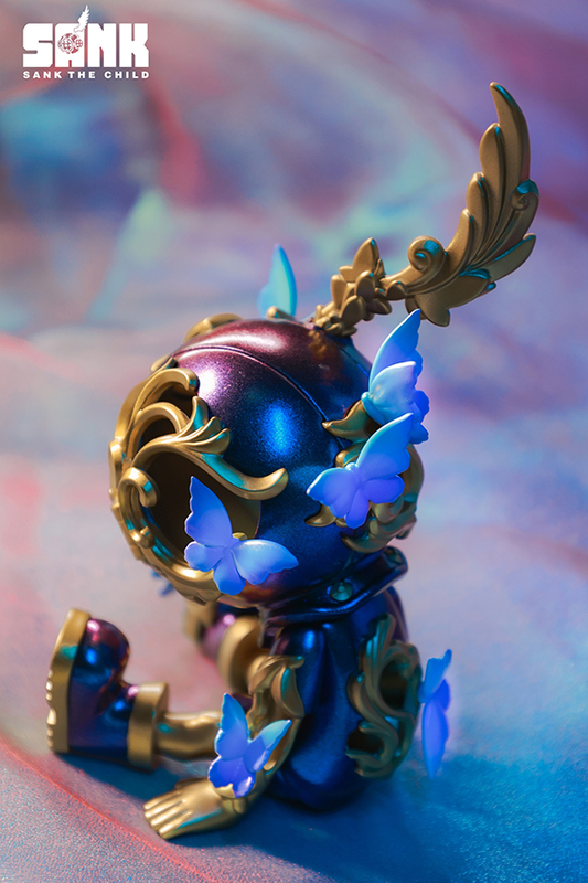 Sank Good Night Series-Butterfly-Blues - Mô Hình Art Toy Cao Cấp Sank Toys