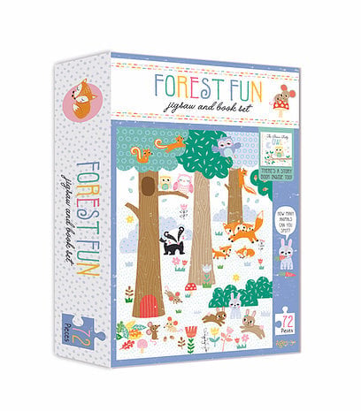 Jigsaw & Book Set: Forest Fun
