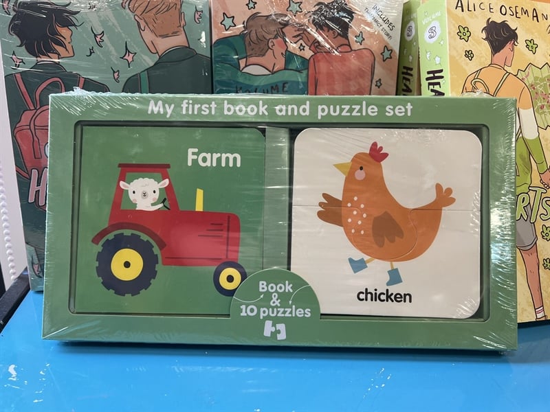 First Learning Book And Puzzle Set: Farm (July)