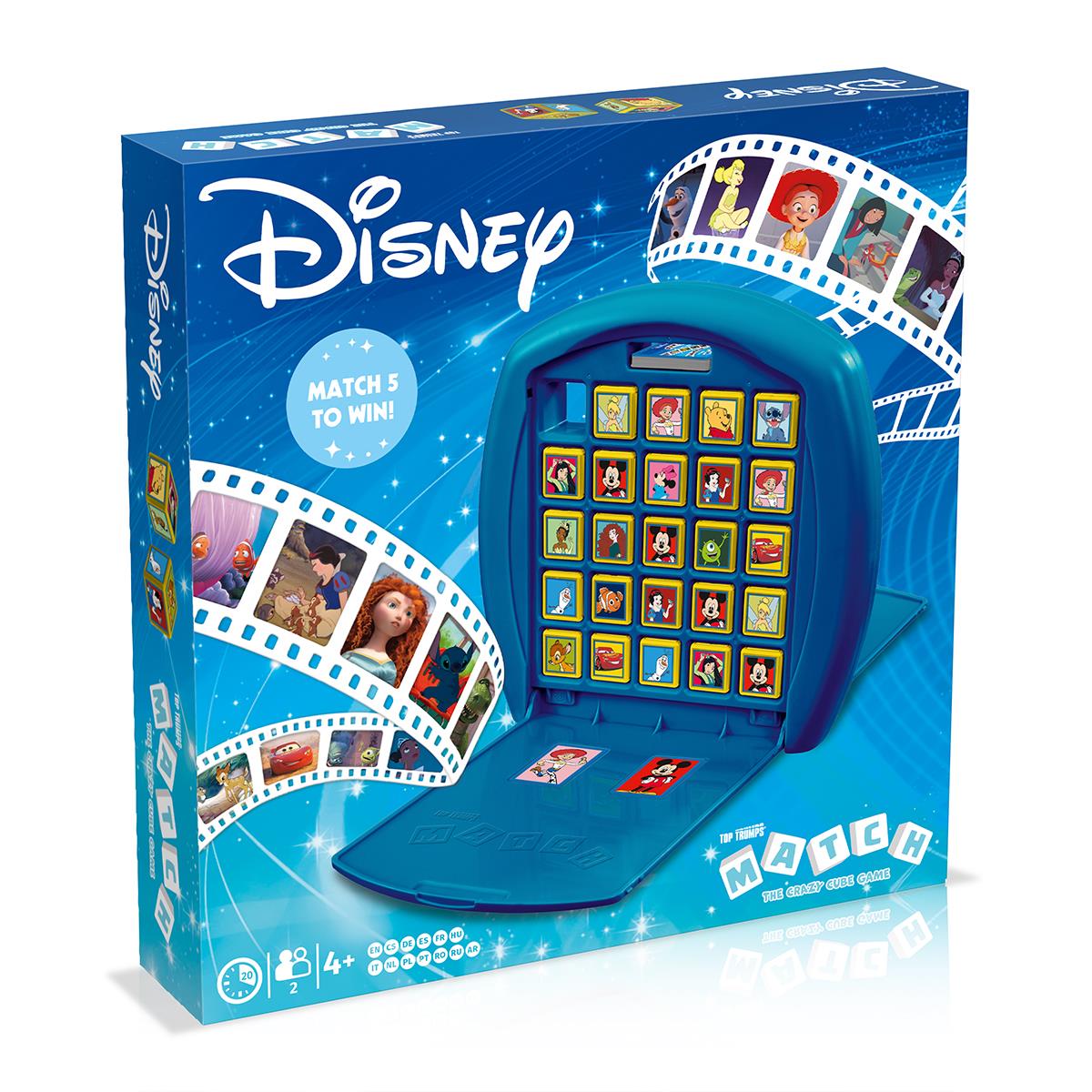 Disney Classics Top Trumps Match - The Crazy Cube Game - Trò chơi xếp hình nhân vật Disney - Winning Moves
