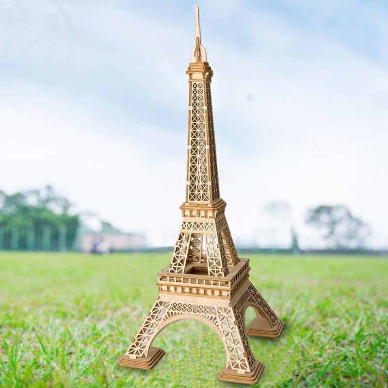 Rolife Modern 3D Wooden Puzzle - Eiffel Tower TG501 - Mô hình gỗ 3D Tháp Eiffel - Rolife