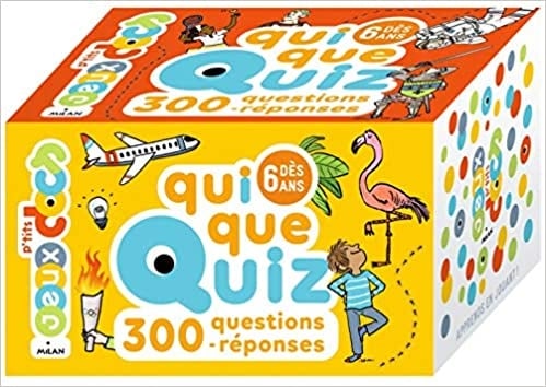 Bộ trò chơi câu hỏi tiếng Pháp: QUIQUEQUIZ - 300 QUESTIONS-REPONSES