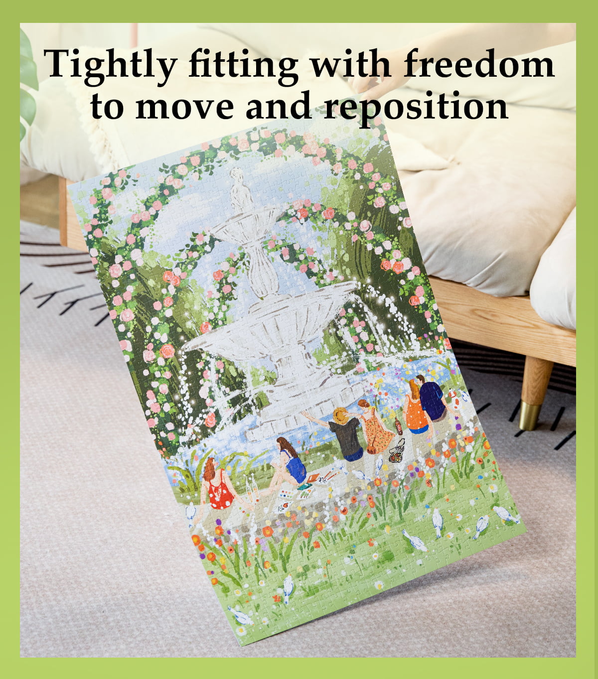 Rolife 1000 Piece Jigsaw Puzzle - Afternoon Fountain PT001 - Bộ Ghép Hình 1000 Mảnh - Rolife