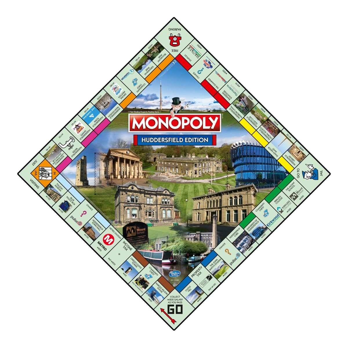Huddersfield Monopoly Board Game - Cờ Tỷ Phú Phiên Bản Huddersfield - Winning Moves - Hình ảnh bổ sung 4