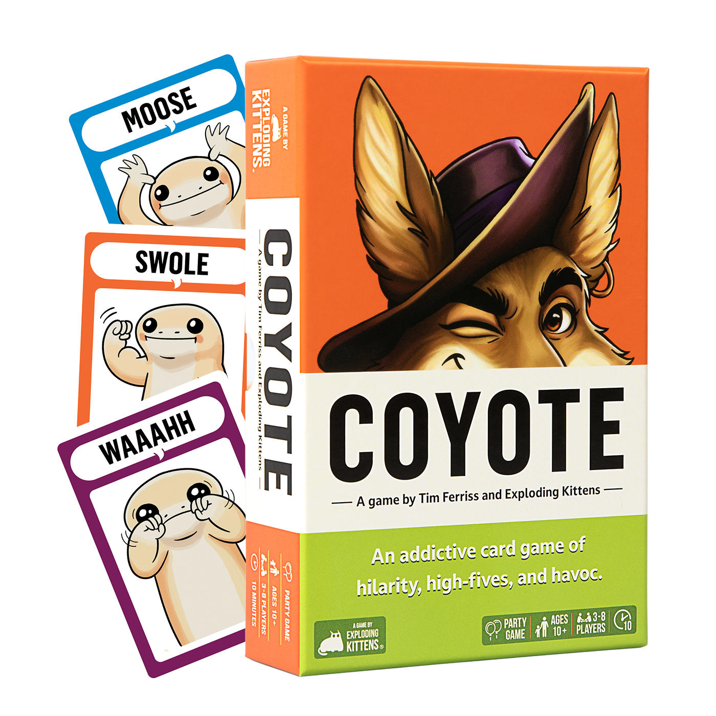 Coyote (Large Edition) - Board game thẻ bài tiệc tùng - Exploding Kittens