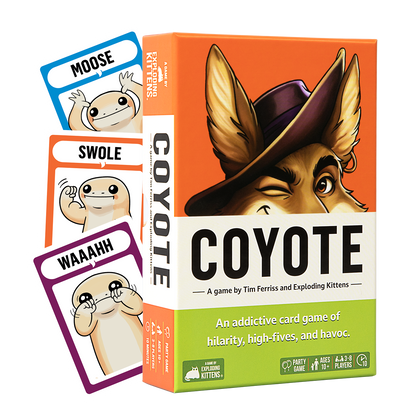 Coyote (Large Edition) - Board game thẻ bài tiệc tùng - Exploding Kittens