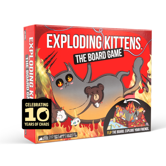 Exploding Kittens: The Board Game - Trò chơi bàn cờ chiến thuật - Exploding Kittens