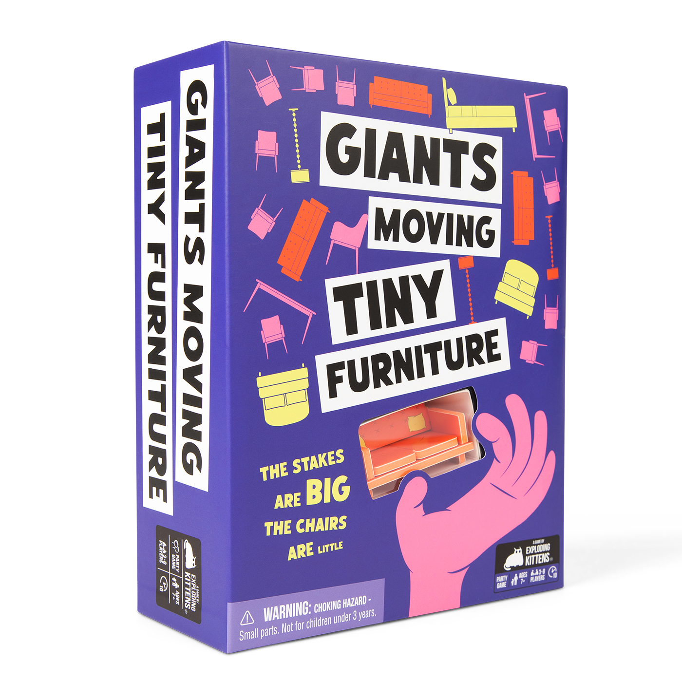 Giants Moving Tiny Furniture - Board game vận chuyển tí hon - Exploding Kittens