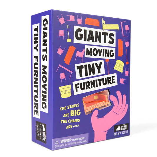 Giants Moving Tiny Furniture - Board game vận chuyển tí hon - Exploding Kittens