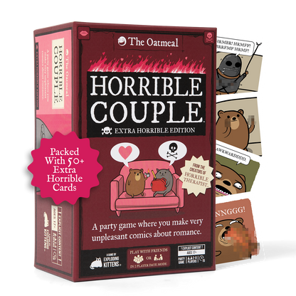 Horrible Couple: Extra Horrible Edition - Trò chơi thẻ bài người lớn - Exploding Kittens